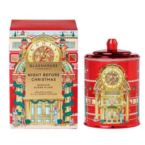 2025限定 Glasshouse Fragrances－薑餅屋／聖誕夜 ／槲寄生下／白色聖誕／冬季仙境＊380g 蠟燭-細節圖2