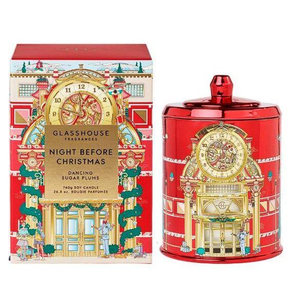 2025限定 Glasshouse Fragrances－薑餅屋／聖誕夜 ／槲寄生下／白色聖誕／冬季仙境＊380g 蠟燭-細節圖7