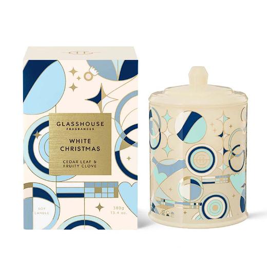 (🐨澳貨紐物) Glasshouse Fragrances－薑餅屋／聖誕節前夕／槲寄生下／白色聖誕 三重香豆蠟燭＊380-細節圖7