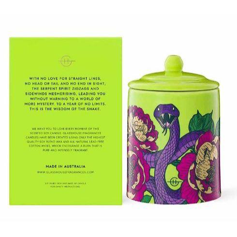 （🐨澳貨紐物）澳洲 Glasshouse Fragrances－蛇的智慧＊380g 大豆蠟燭-細節圖2
