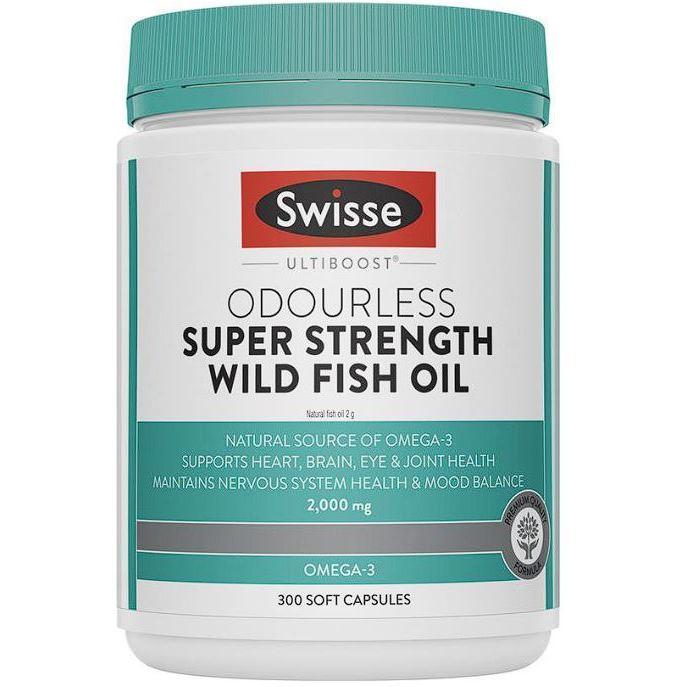 (🐨澳貨紐物)澳洲 Swisse－Ultiboost 無味 超強野生 魚油 2000＊200／300-細節圖2