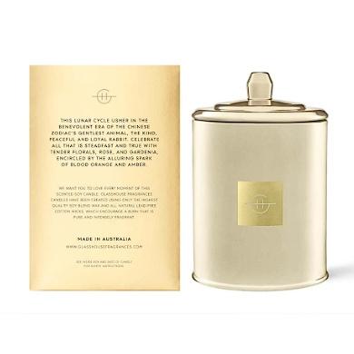 (🐨澳貨紐物) Glasshouse Fragrances- 兔年 蘭花&血橙 大豆蠟燭 380g (2023限量版)-細節圖3