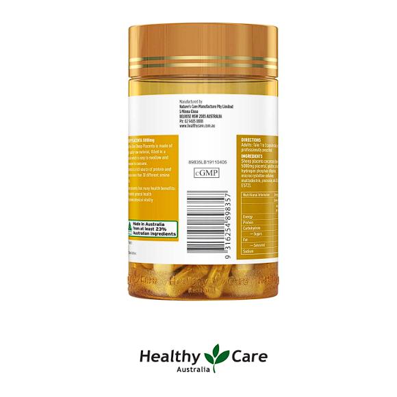 (🐨澳貨紐物)澳洲 Healthy Care－羊胎盤素 5000mg ＊100 『羊胎盤／羊胎素／羊胎盤素』-細節圖2