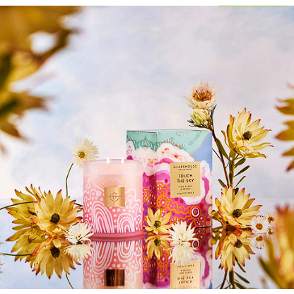 Glasshouse Fragrances-Touch the Sky三重香味大豆蠟燭 380g/香氛擴散器 250ml-細節圖3