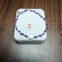 幸運之石~夢幻紫水晶+（蜜蠟+天河石）or(淡水珍珠）腳鏈-規格圖5