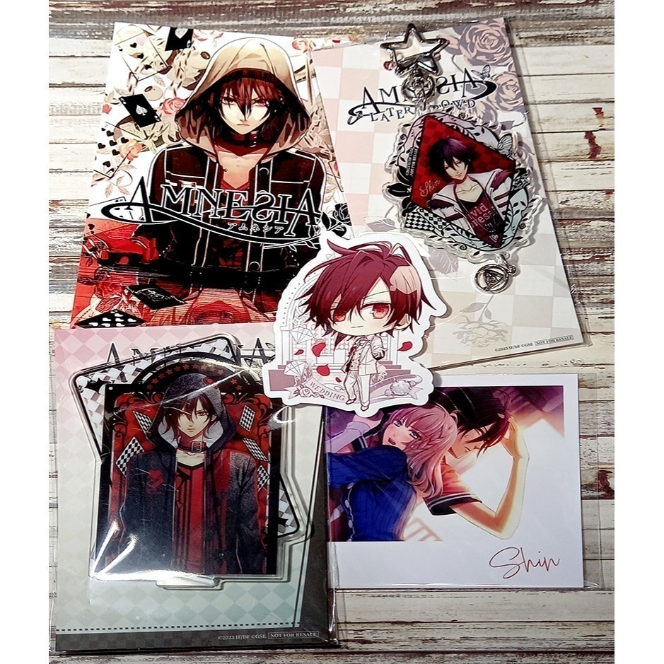 【乙女遊戲/失憶症/AMNESIA】限定板週邊拆賣 SHIN/TOMA/IKKI/KENT 吊飾徽章立牌 包包-細節圖3