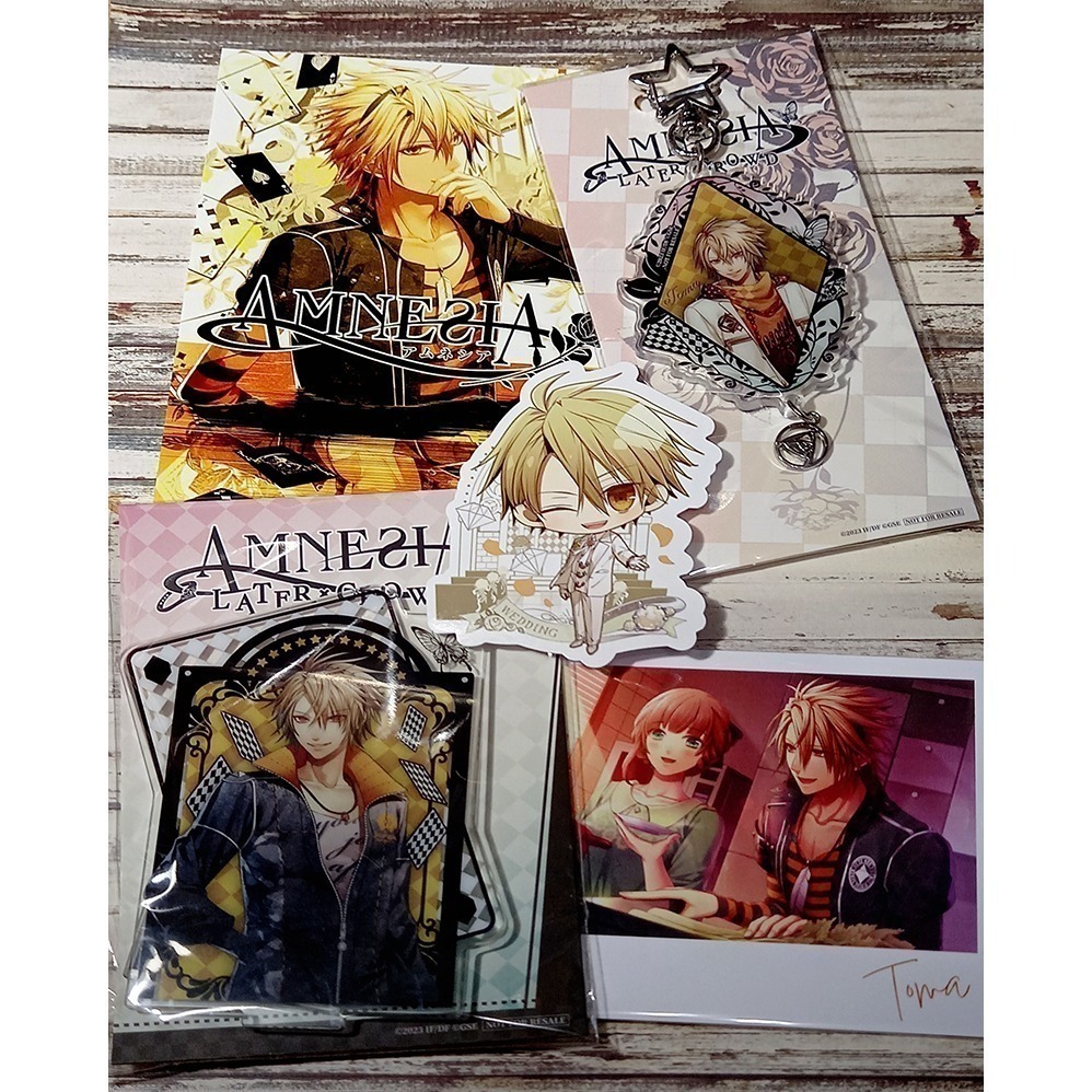 【乙女遊戲/失憶症/AMNESIA】限定板週邊拆賣 SHIN/TOMA/IKKI/KENT 吊飾徽章立牌 包包-細節圖4