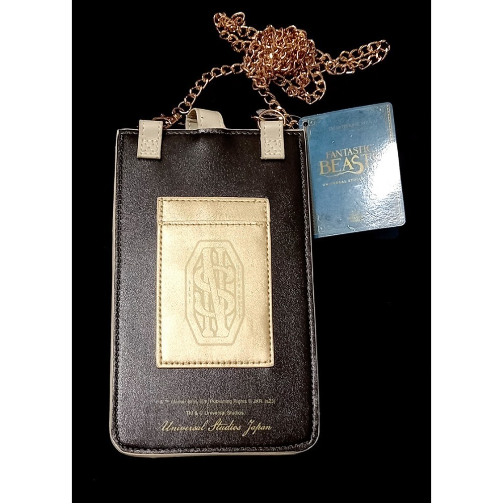 【現貨】【環球影城】【哈利波特/怪獸與他們的產地】 斜背手機證件套+玻璃獸手鍊-細節圖2