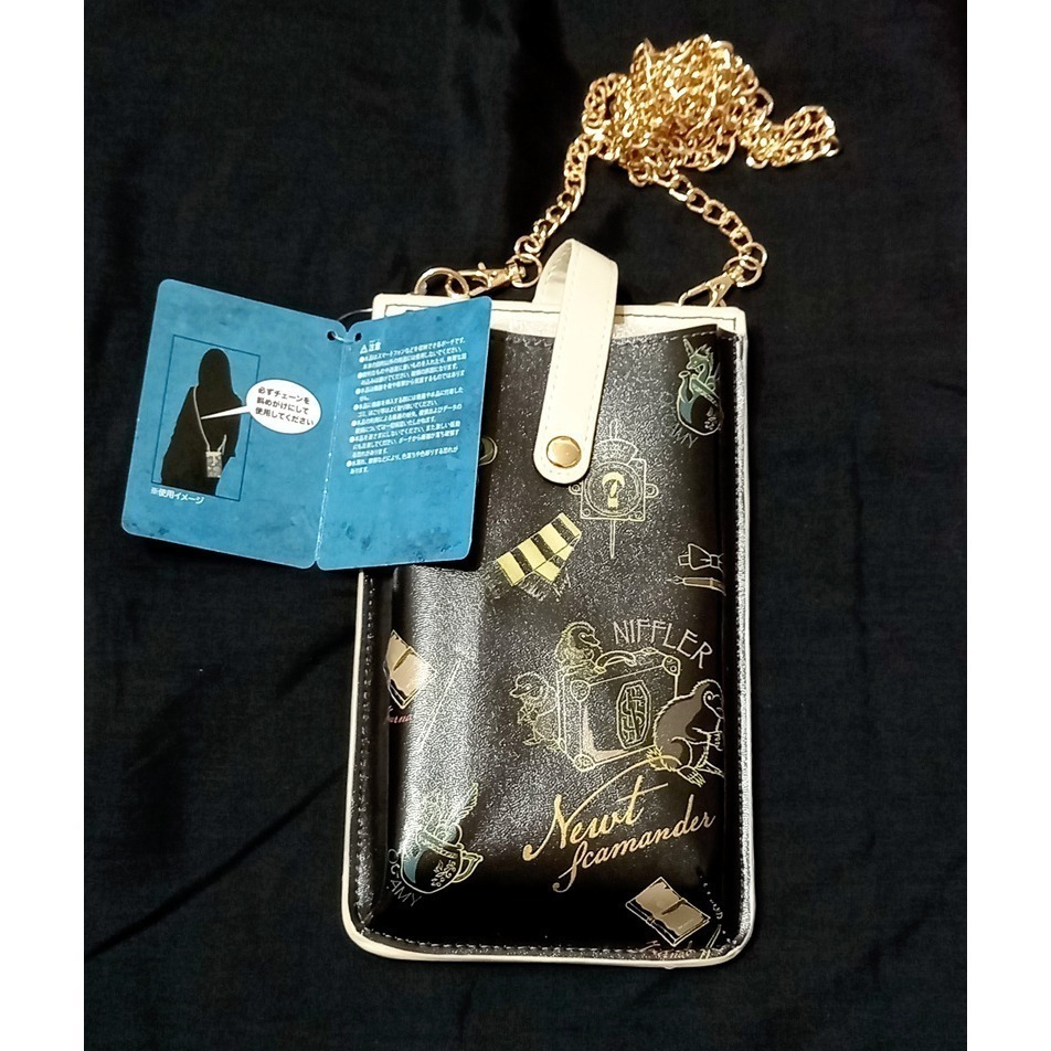 【現貨】【環球影城】【哈利波特/怪獸與他們的產地】 斜背手機證件套+玻璃獸手鍊-細節圖3