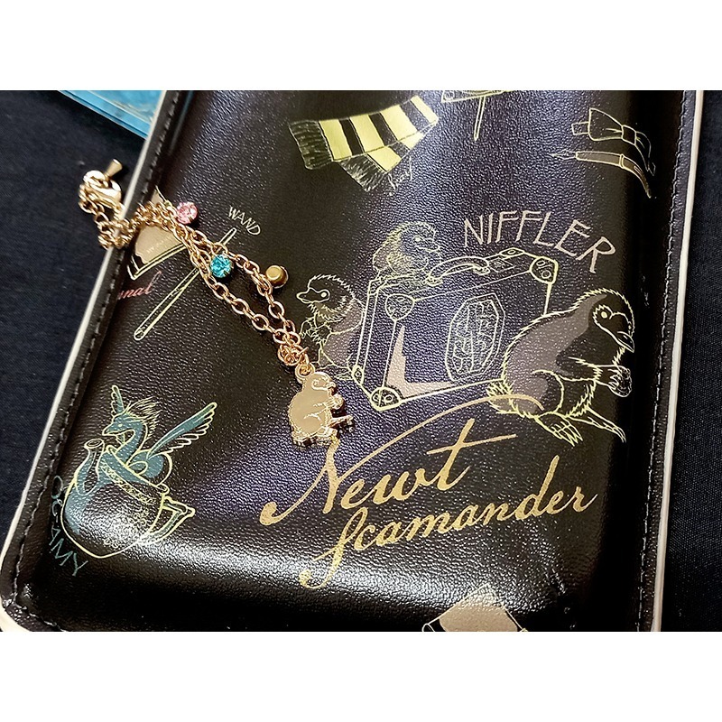 【現貨】【環球影城】【哈利波特/怪獸與他們的產地】 斜背手機證件套+玻璃獸手鍊-細節圖7