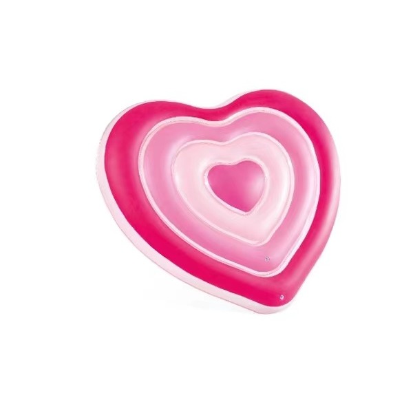 浮排 戶外用品 INTEX 愛心 充氣 水上浮排 浮床 水床 海灘 沙灘充氣墊 水上用品 愛心墊 海邊-細節圖3