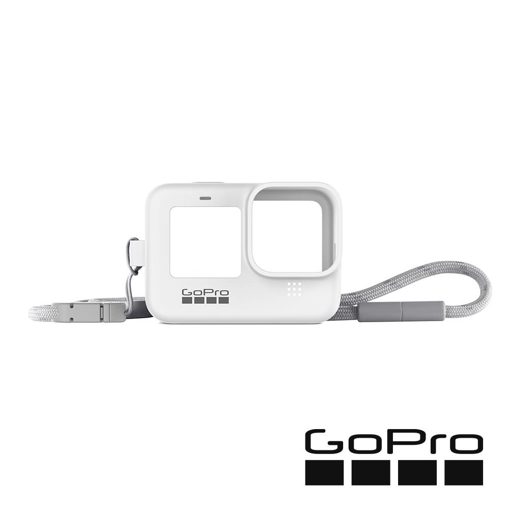 【GoPro】HERO 9/10/11/12 護套+繫繩(黑、白、藍) ADSST-001.002.003 公司貨-細節圖3