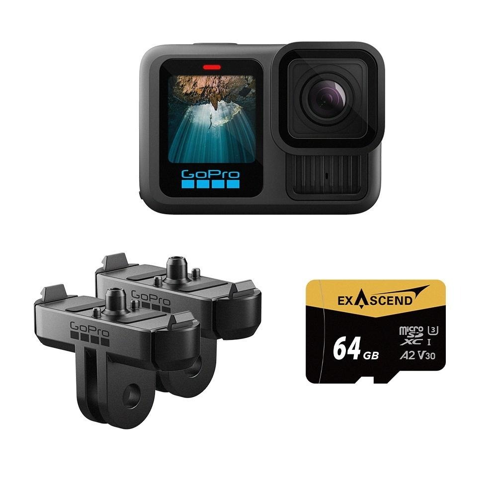 【GoPro】HERO 13 Black 雙磁吸快接套組 CHDHX-131-LA 正成公司貨-細節圖2