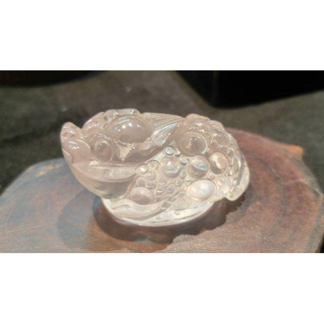 粉晶 - 招財三腳蟾蜍-細節圖2