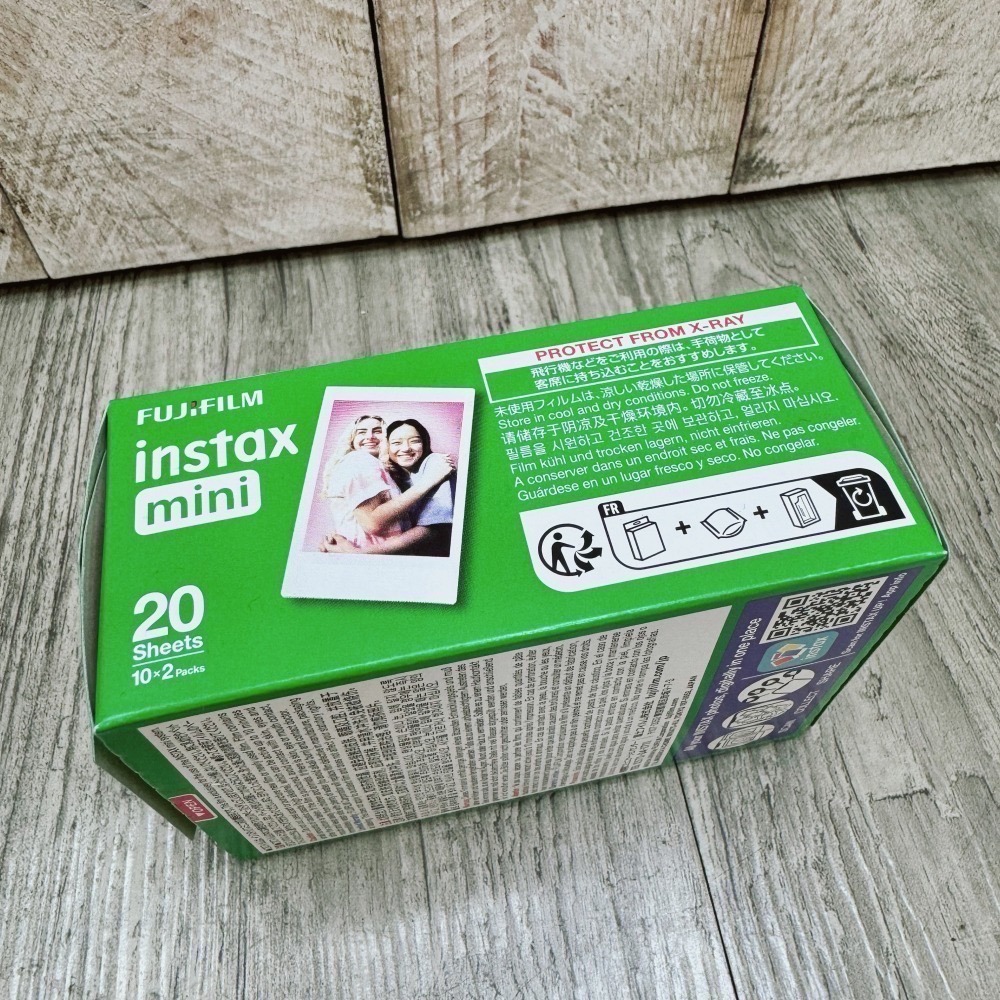 【3C配件倉】Fujifilm 富士 mini 底片 (20張入) 空白底片 白色邊框 Printoss 拍立得底片-細節圖2