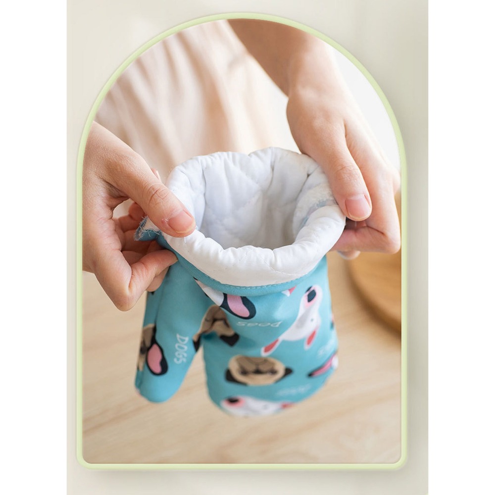 巴哥犬 PUG 巴哥 可愛狗狗 隔熱防燙手套 廚房烘焙手套-細節圖3