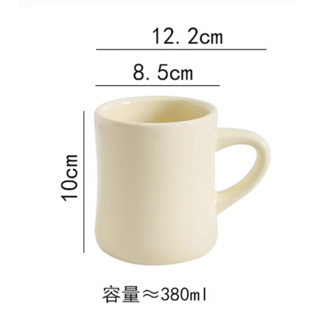 巴哥 PUG 萌犬巴哥犬 狗狗圖案 陶瓷馬克杯 咖啡杯 380ML-細節圖2