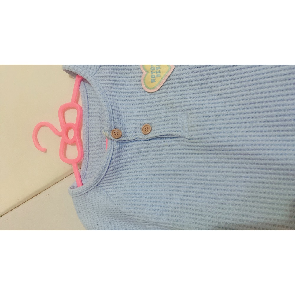 二手 Rototo Bebe 套裝 110 黃 藍 （領口微污）-細節圖3