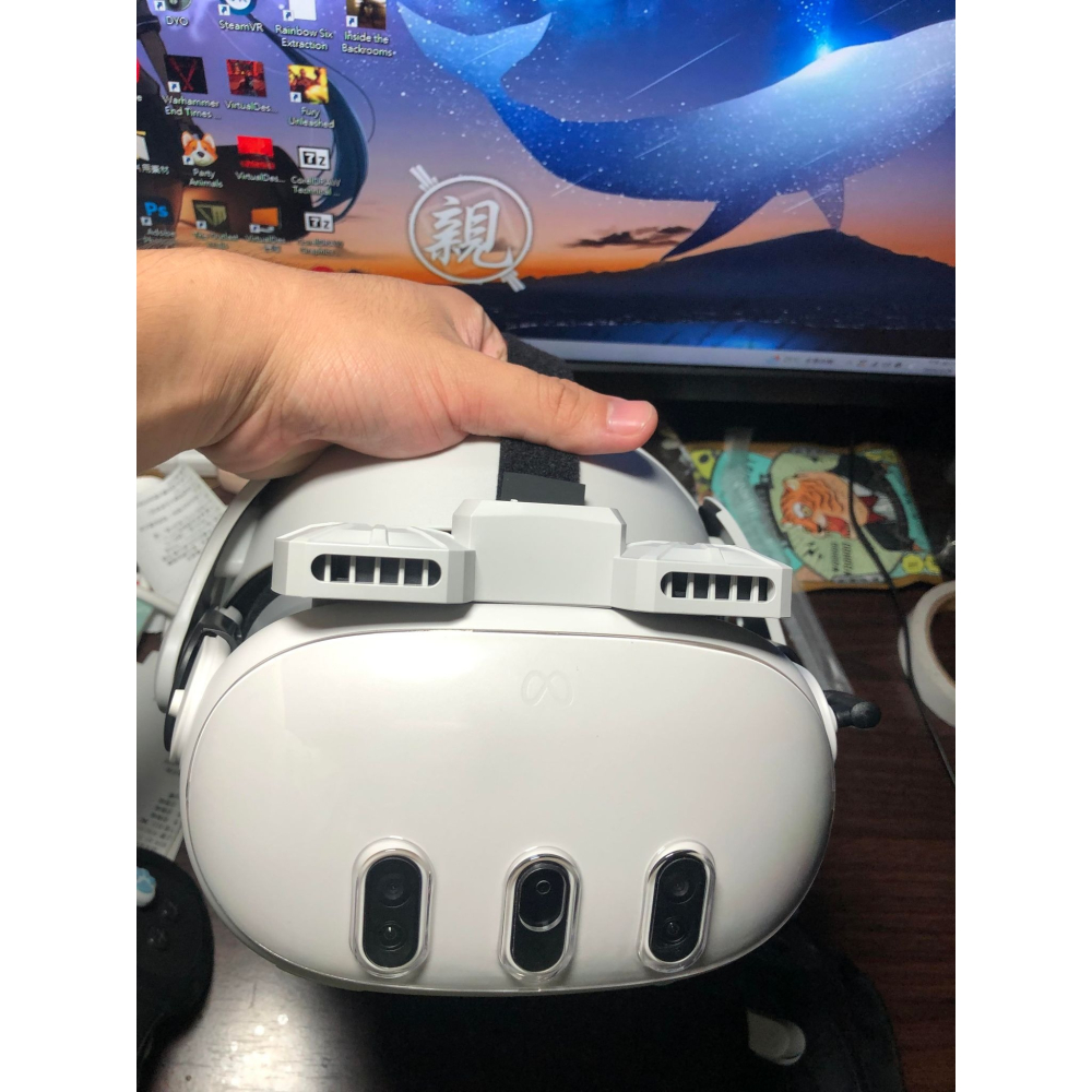 META QUEST 3 VR 128gb 超級組合 近全新 便宜出售=w=!-細節圖3