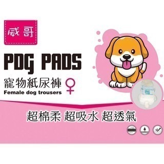 威哥寵物 寵物紙尿褲  寵物紙尿布 公母狗尿布 狗狗紙尿布 狗狗紙尿褲 狗狗生理褲 紙尿布 紙尿褲 尿褲 生理褲 禮貌帶-細節圖2