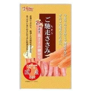 威哥寵物 Q-PET 巧沛 日本原裝進口馳走系列 狗肉乾 狗零食 宮崎雞鯊魚軟骨肉捲 羊肉短條 豬肉短條  厚切雞肉片-細節圖6