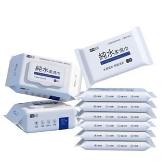 濕紙巾 純水濕紙巾 隨身包濕巾 擦臉巾 紙巾 濕巾 純水濕巾 10抽 80抽 溼紙巾 濕紙巾 不含螢光劑-細節圖2