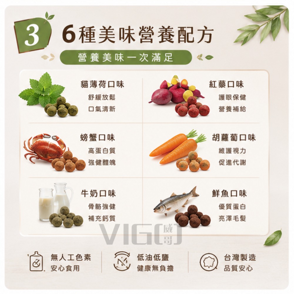 Cat Glory 驕傲貓 貓薄荷潔牙軟錠 (30g) 貓咪潔牙軟錠 貓潔牙 寵物潔牙軟錠 貓零食 貓點心-細節圖3