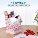 多功能仿藤編桌面收納架-規格圖7