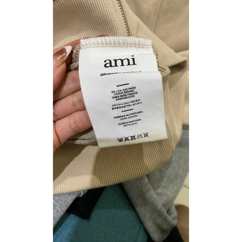 高端品牌 AMI純棉連帽外套-細節圖9