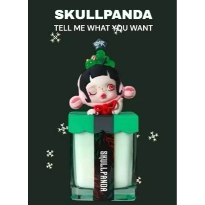 現貨 確認款 POPMART 泡泡瑪特 SKULLPANDA 許願時間到系列 香薰蠟燭 盲盒-細節圖3