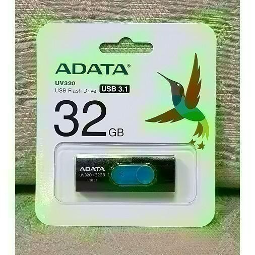 全新含發票 代理商盒裝 威剛 UV320 32GB 64GB 128GB USB3.1 USB3.0 ADATA 隨身碟-細節圖2