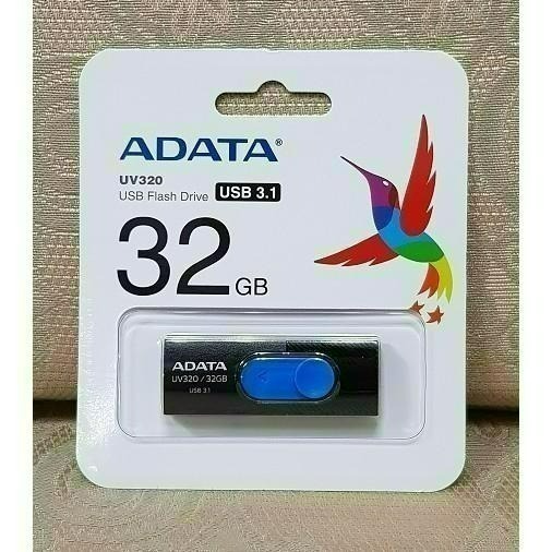 全新 含發票 代理商盒裝 威剛 UV320 32GB 64GB USB3.1 USB3.0 ADATA 隨身碟-細節圖2