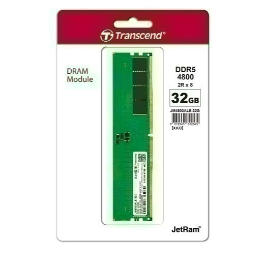 全新現貨含發票 Transcend創見 JetRam PC 16GB /  32GB DDR5 4800  桌上型記憶體-規格圖2