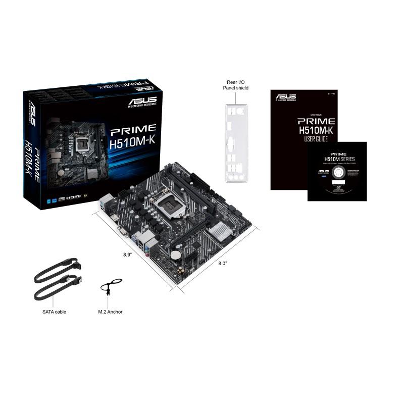 全新 含發票 華碩 PRIME H510M-K ASUS mATX 1200腳位 主機板配備 PCIe 4.0 搭CPU-細節圖4