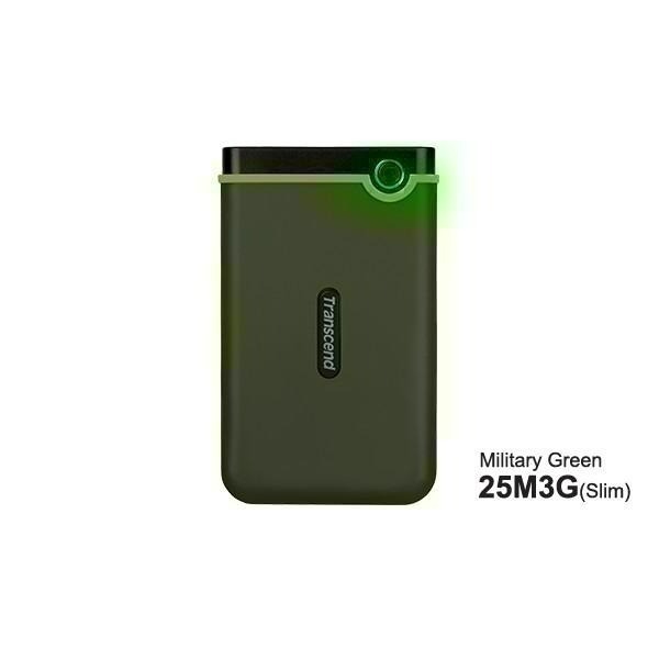 全新 創見 25M3C 25M3S 25M3G 1T 2T 4T 薄型 軍規防震 Type-C 25M3 鐵灰 軍綠-細節圖5
