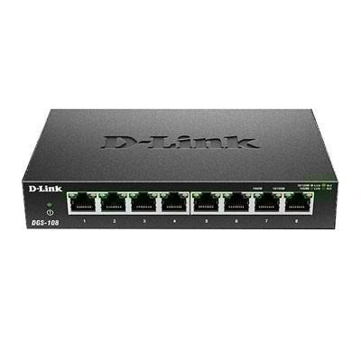 全新 含發票 D-Link 友訊 DGS-108 8埠、Gigabit HUB 桌上型乙太網路交換器-細節圖2