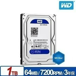 全新 含發票 代理商盒裝 WD10EZEX / WD 10EARZ 1TB 藍標 3.5吋 WD 桌上型硬碟-規格圖3