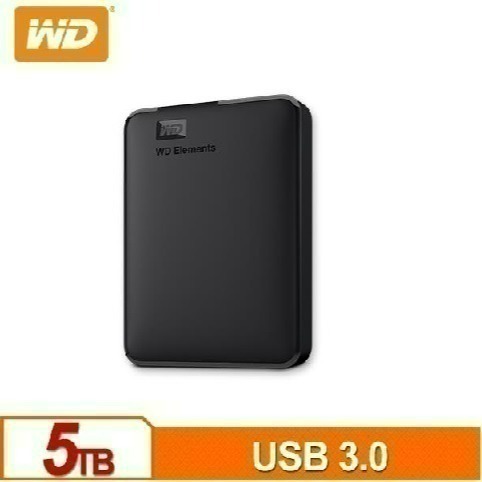 全新 含發票 代理商盒裝 WD ELEMENTS 1TB 2TB 4TB 5TB 2.5吋 USB3.0 外接硬碟-規格圖1