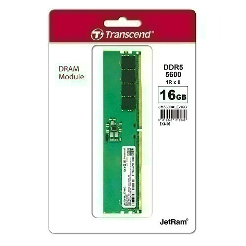 全新 現貨 含發票 創見 JetRam PC 16G 32G DDR5 5600 桌機記憶體 RAM-規格圖2