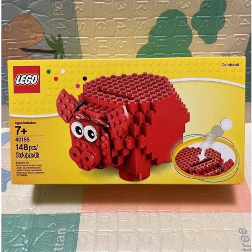 &lt;歐鼠大聯盟&gt;Lego 樂高 40155 小豬撲滿 存錢筒 壓盒還原