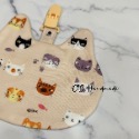 貓咪圍兜 圓兜 三角兜 手帕夾 韓布-規格圖2