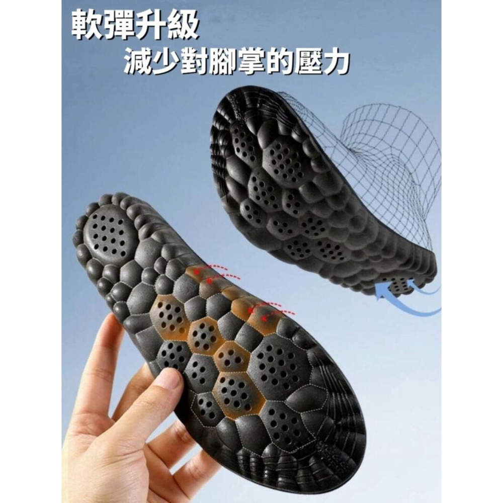 石墨烯極軟除臭鞋墊 全腳掌透氣孔 軟得像踩貓肚皮-細節圖6