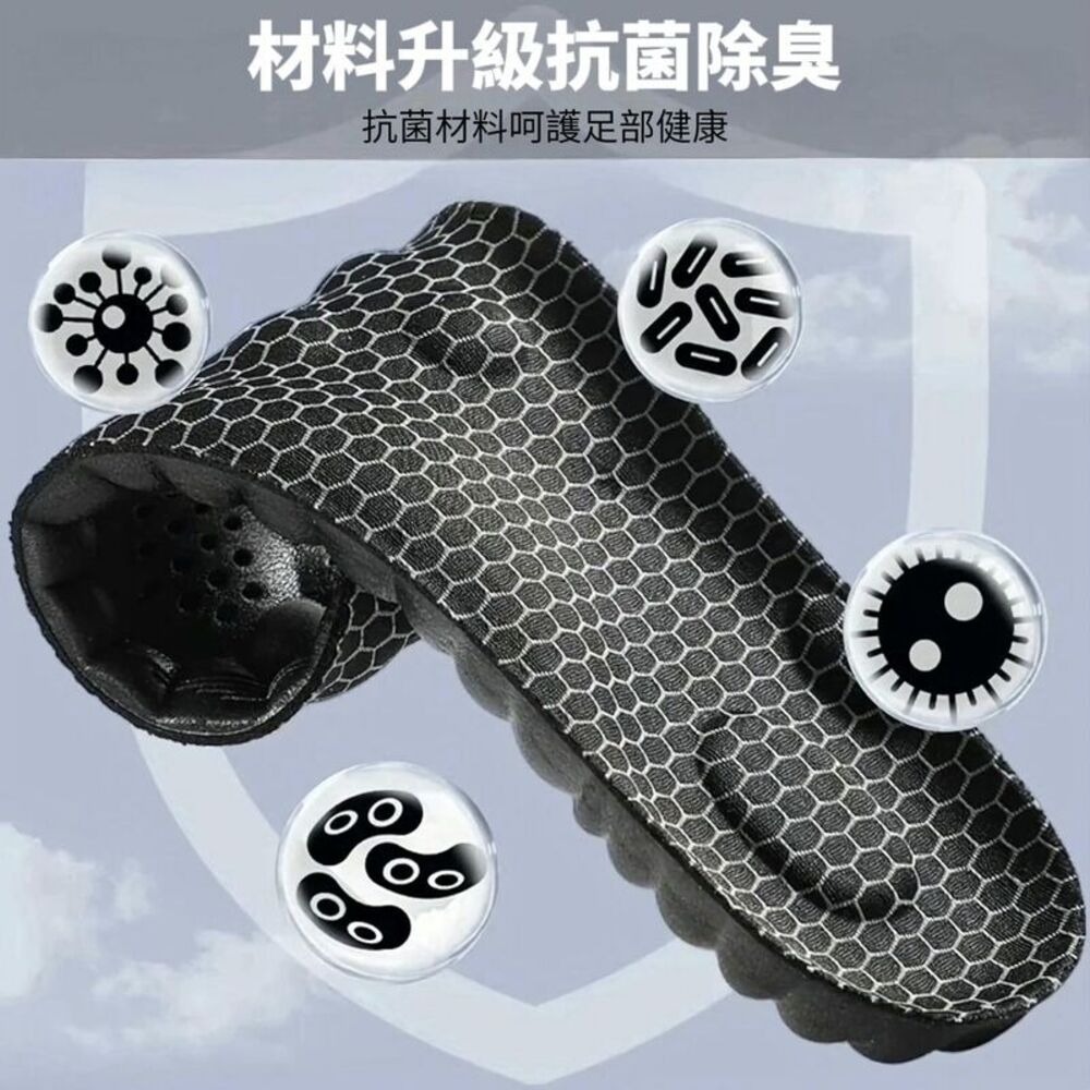 石墨烯極軟除臭鞋墊 全腳掌透氣孔 軟得像踩貓肚皮-細節圖8