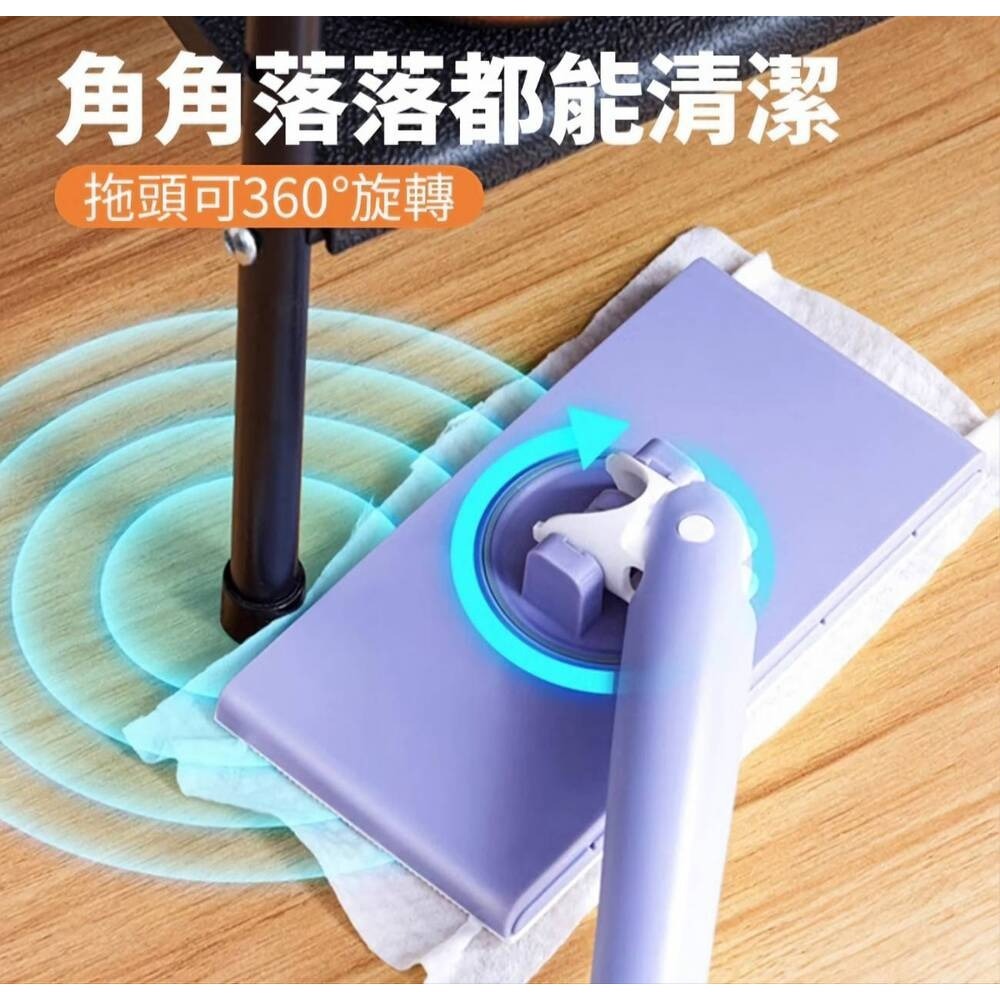 萬布夾拖輕拖把 無困擾清潔 管高管低管難清-細節圖5