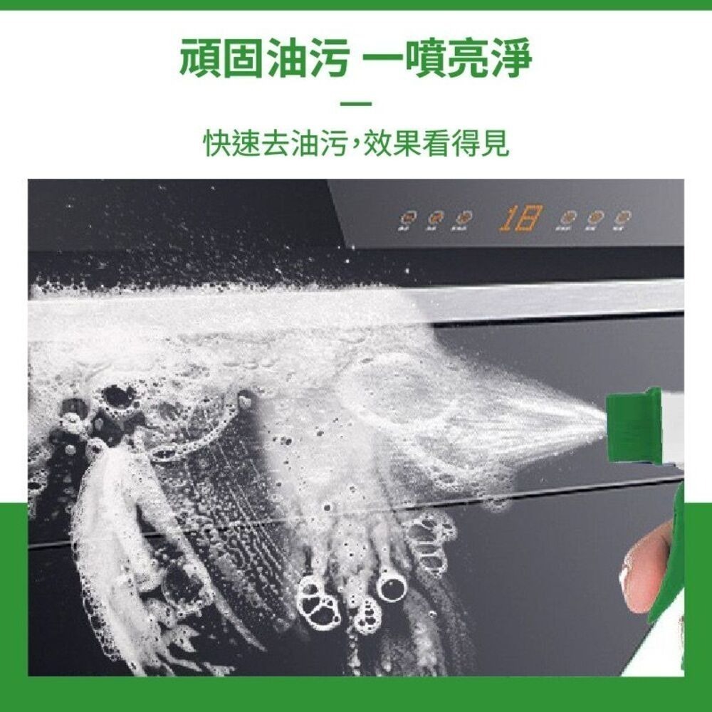 【日式清潔】泡沫型油垢清潔劑 5分鐘瓦解 去油污油垢 廚房清潔劑-細節圖3