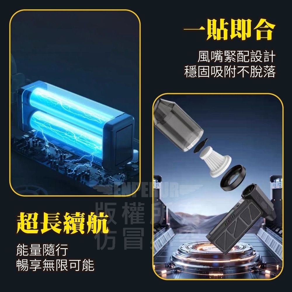 【渦輪機】吸吹渦輪二合一手持暴力風扇 強力風扇 深層吸塵-細節圖2