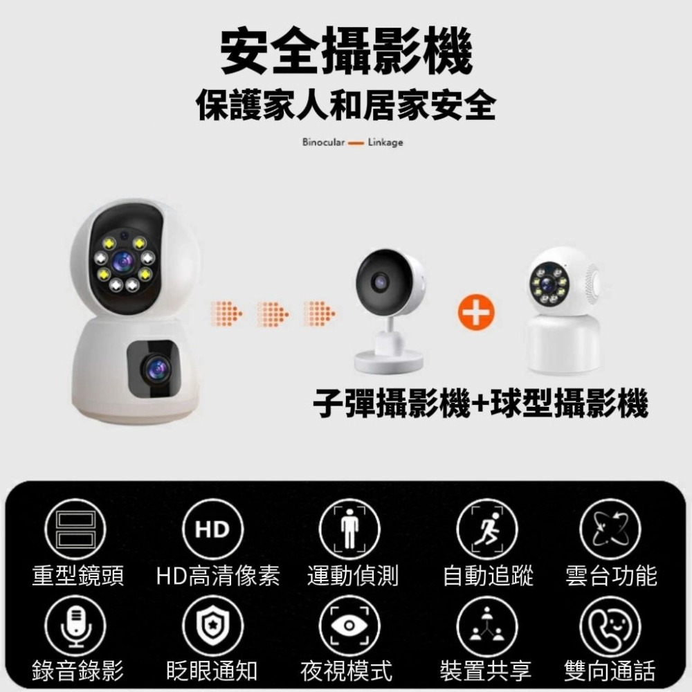 【Dual cam】雙鏡頭遠程遙控監視器 手機app雙畫面監控-細節圖2