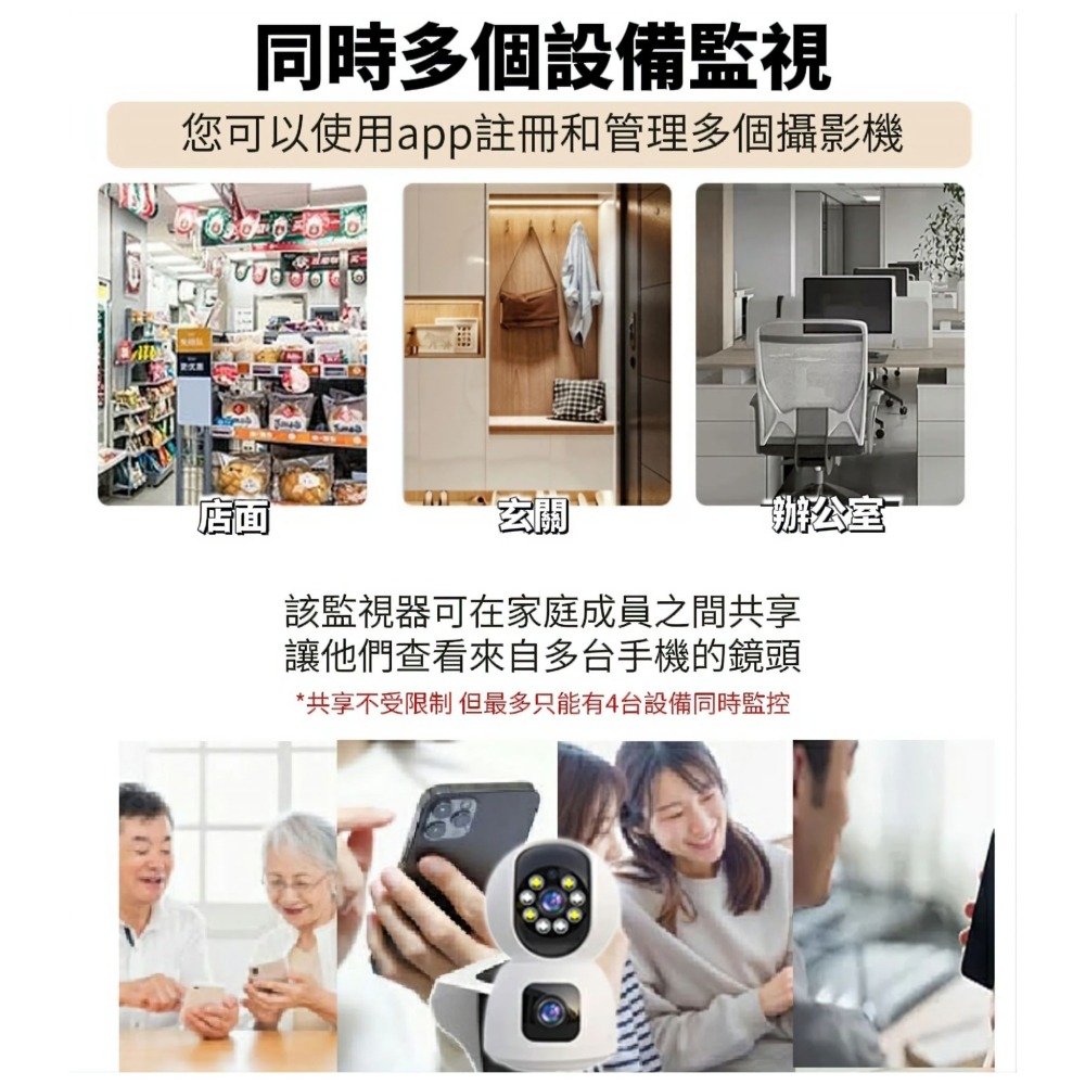 【Dual cam】雙鏡頭遠程遙控監視器 手機app雙畫面監控-細節圖7