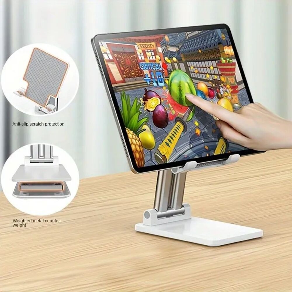 【強立版買一送一】雙軸加固桌面手機支架 手機平板各種尺寸支援-細節圖8