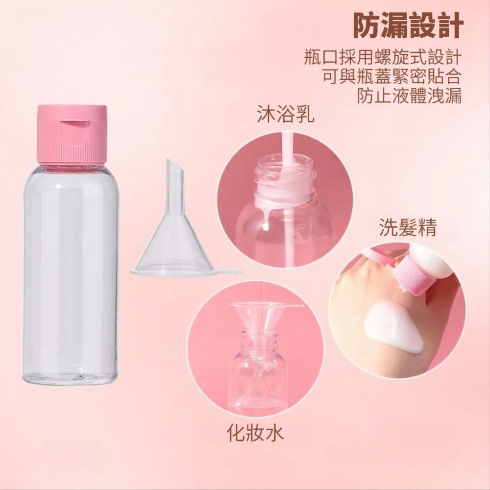 【衛生控】旅行分裝8件組 帶自己的沐浴洗髮乳最安全-細節圖5